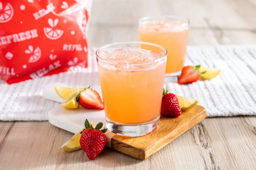 Chilis Menu - Gallon of Strawberry Lemonade